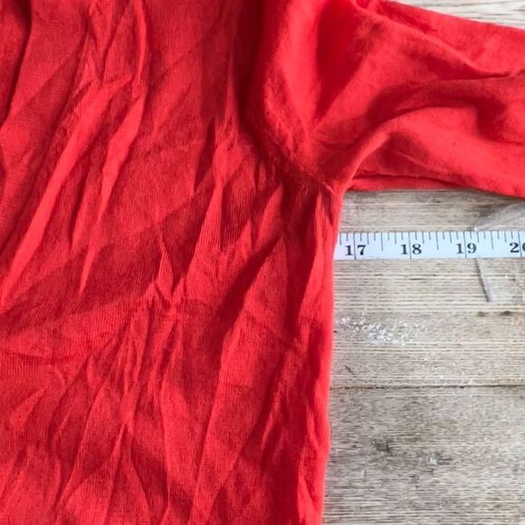 J.‎ Crew Blood Orange Merino Wool Cardigan  small button down - Picture 8 of 8
